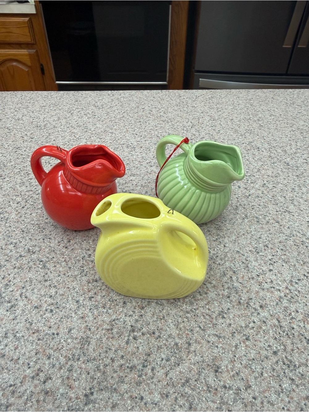 Seasons of Cannon Falls mini pitcher ornaments